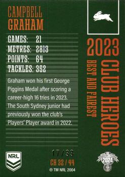 2024 NRL Traders Titanium - Club Heroes Priority #CH32 Campbell Graham Back